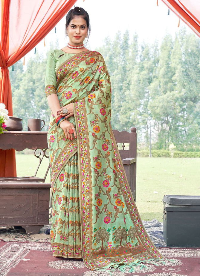 Kalina By Bunawat Banarasi Silk Sarees Catalog
